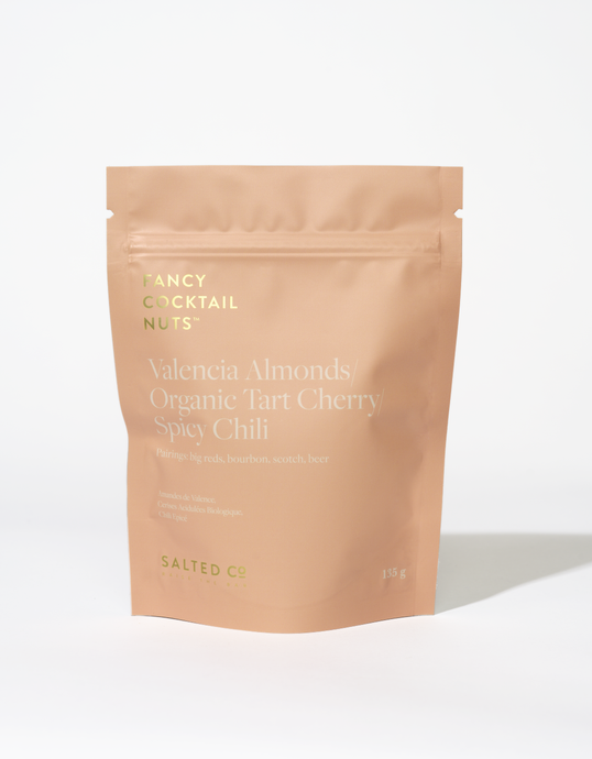 Valencia almonds, Organic Tart Cherry & Spicy Chili Pouch