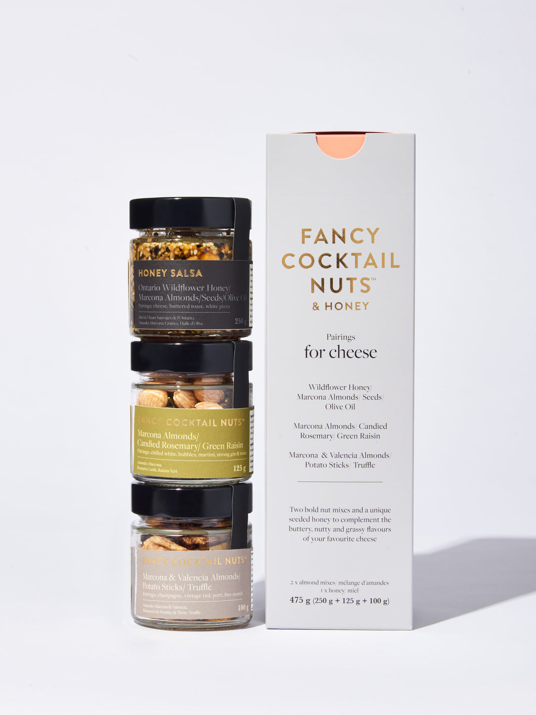 Nut Pairings: TRIO for cheese gift box