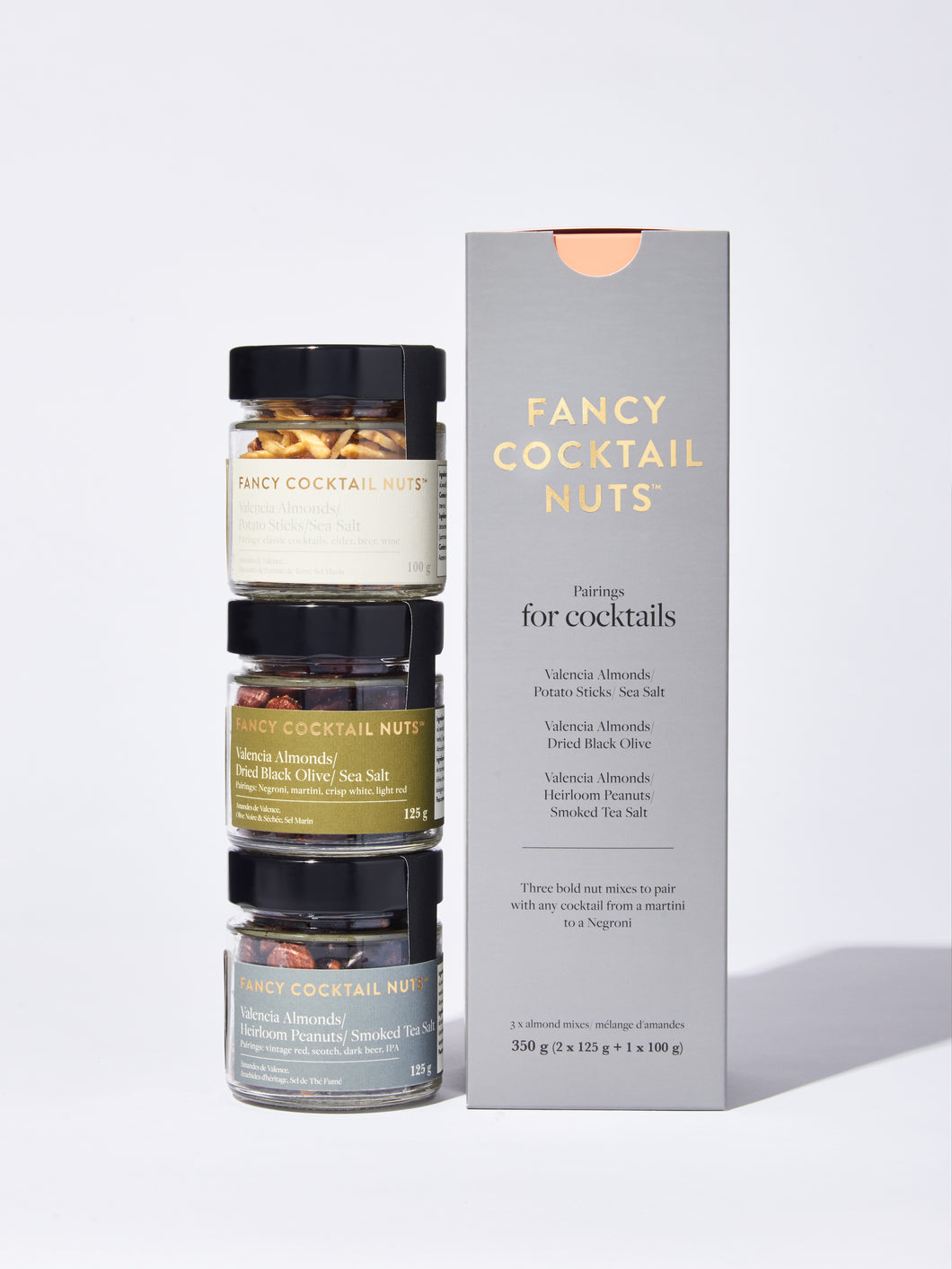 Nut Pairings: TRIO for cocktails gift box