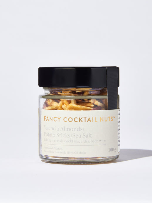 Potato Sticks & Spanish Almonds jar