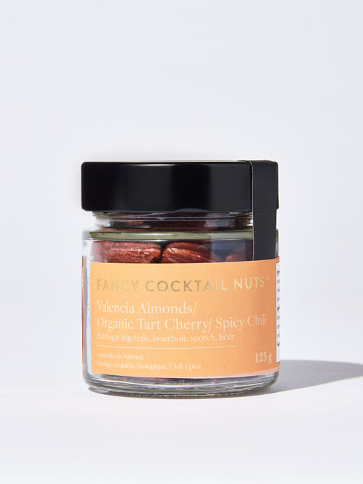 Valencia almonds, Organic Tart Cherry & Spicy Chili Jar